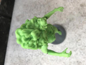Female Clicker Sculpture 3D Print Model