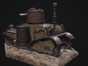 Steampunk Tank Model 3D