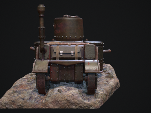 Steampunk Tank Model 3D