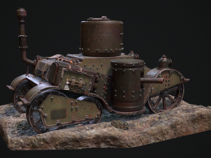 Steampunk Tank Model 3D
