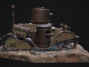 Steampunk Tank Model 3D