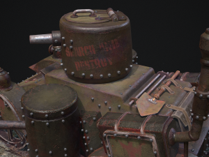 Steampunk Tank Model 3D