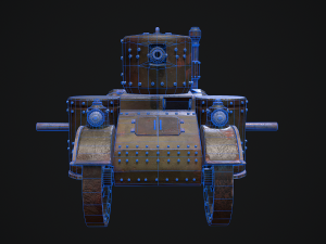 Steampunk Tank Model 3D