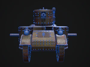 Steampunk Tank 3D Model