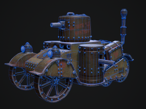 Steampunk Tank Model 3D