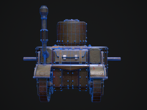 Steampunk Tank Model 3D