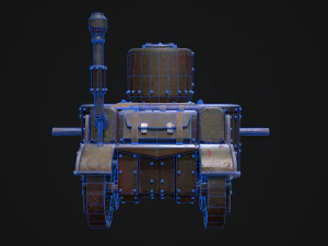 Steampunk Tank 3D Model