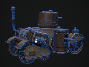 Steampunk Tank Model 3D