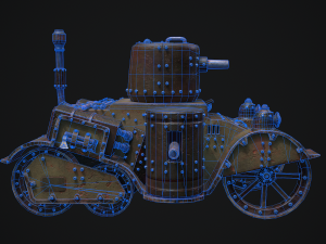 Steampunk Tank Model 3D