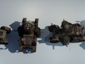 Steampunk Tank Model 3D
