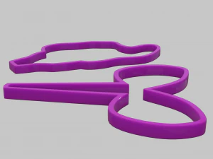 Ballet Dancer and Firefly Cookie Cutter 3D Print Model