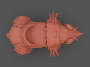 Armoured Bear 3D Print Figurine 3D Print Model