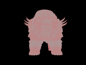 Armoured Bear 3D Print Figurine Modèles 3D en vedette
