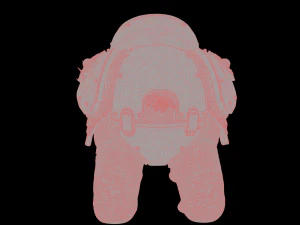 Armoured Bear 3D Print Figurine 3D Print Model