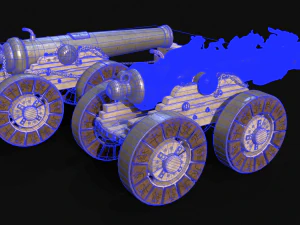 Chinese Zodiac Animals Cannon 3D Model