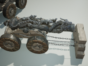 Chinese Zodiac Animals Cannon 3D Модель