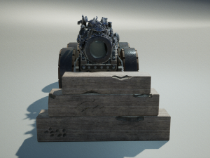 Chinese Zodiac Animals Cannon 3D Модель