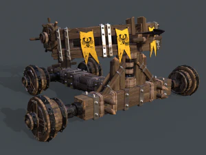Medieval Ballista 3D Model