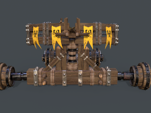 Medieval Ballista Modelo 3D