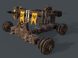 Medieval Ballista Modelo 3D