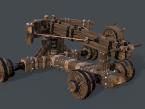 Medieval Ballista Modelo 3D