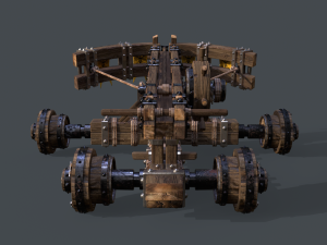 Medieval Ballista Modelo 3D