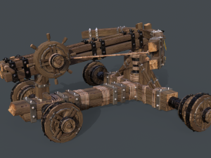 Medieval Ballista Modelo 3D