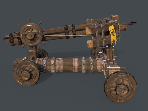 Medieval Ballista Modelo 3D