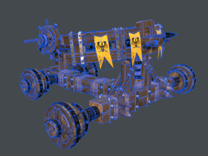 Medieval Ballista Modelo 3D