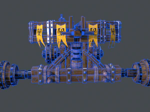 Medieval Ballista 3D Model