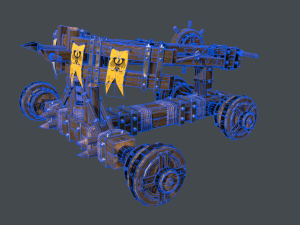 Medieval Ballista Modelo 3D