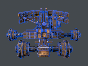 Medieval Ballista Modelo 3D