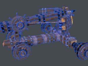 Medieval Ballista Modelo 3D