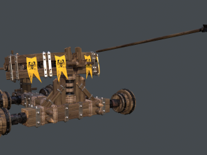 Medieval Ballista Modelo 3D