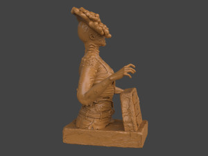 The Last Of Us Clicker Bust Model do druku 3D