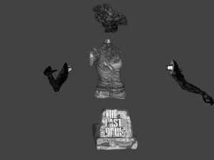 The Last Of Us Clicker Bust Model do druku 3D