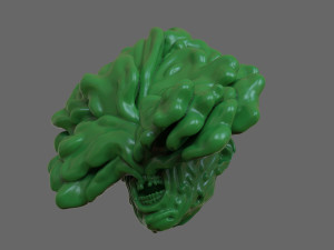The Last Of Us Clicker Head 3D Print Model