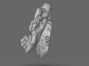 The Last Of Us Clicker Head 3D Print Model
