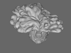 The Last Of Us Clicker Head 3D Print Model