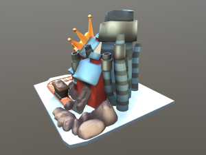 Stylized Coal Mine 3Dモデル