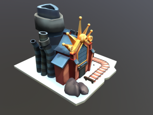 Stylized Coal Mine 3Dモデル
