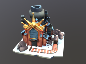 Stylized Coal Mine 3Dモデル