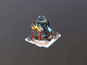 Stylized Coal Mine 3Dモデル