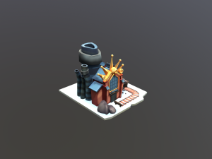 Stylized Coal Mine 3Dモデル
