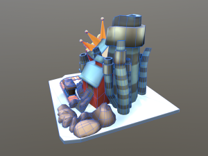 Stylized Coal Mine 3Dモデル