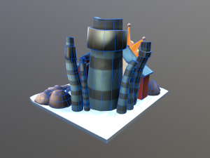 Stylized Coal Mine 3Dモデル