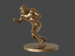 Американский футбольный трофей 3D Принт Модель