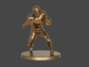 American Football Trophy 3D-Druckmodell