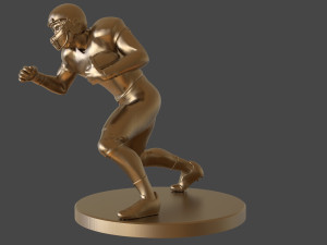 American Football Trophy 3D-Druckmodell