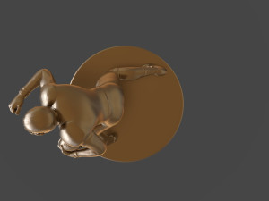 American Football Trophy 3D-Druckmodell
